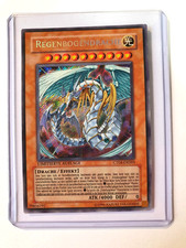 Regenbogendrache CT04-DE005 Secret-Rare YU-GI-OH Karte Played