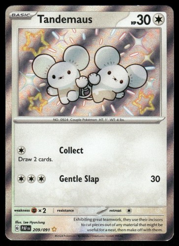 Pokemon karten tandemaus - pokemon,