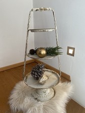 Metall Deko Etagere Shabby Impressionen Weihnachten Französisch Landhaus