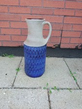 Krug mit Henkel Blau Weiß W