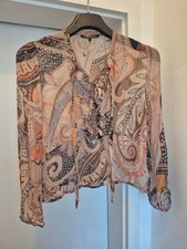 Luisa Cerano Seiden Bluse