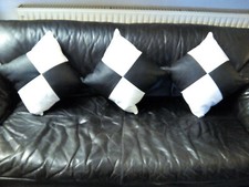  Kissen aus Leder– Made in Germany – Unikat