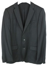 Hugo Boss Amaro/Heise Blazer Herren US 38R Einreihig Wollmischung Muster