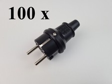 100 schuko stecker - x,