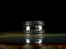 Ring Silber 925 ohne Stein 17,8 - 18 mm - breit & universell schön 