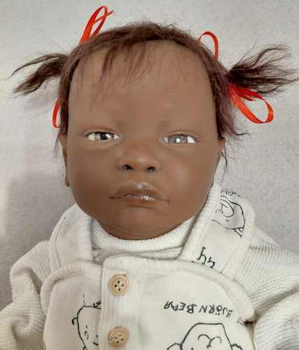 Babypuppe afroamerikanisch - babypuppe,