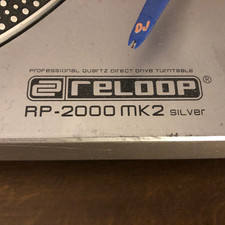 Reloop DJ Direct Drive Turntable RP-2000 MK2 Quartz Schallplatten Spieler