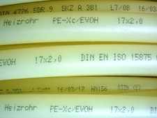 Heizungsrohr, PE-Xc, Fussbodenheizungsrohr 17 x 2.0, DIN 4726, *Abschnitt*