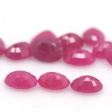 Ovaler pinker rubin mozambique - ovaler, rubin/mozambique