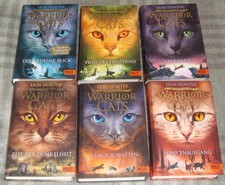 10 geb. Bücher - Warrior Cats - III Band 1-6 / II Band 2-3-5-6