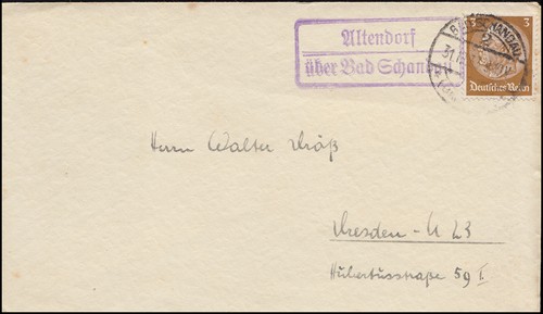 Landpost altendorf über bad - altendorf,
