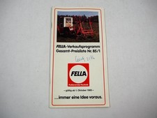 Fella Verkaufsprogramm