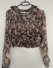 ZARA Blumenbluse - Romantisch