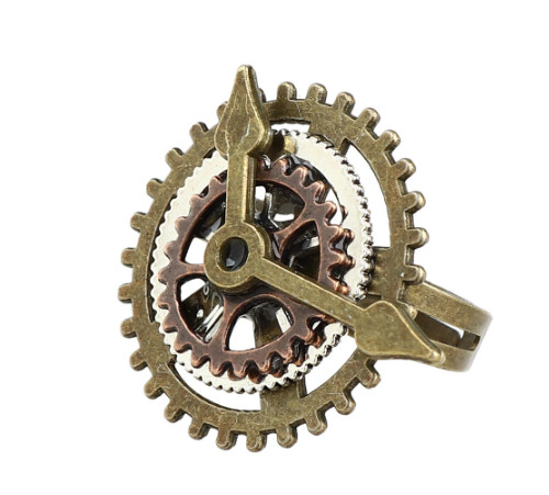 Steampunk ring mit - steampunk,