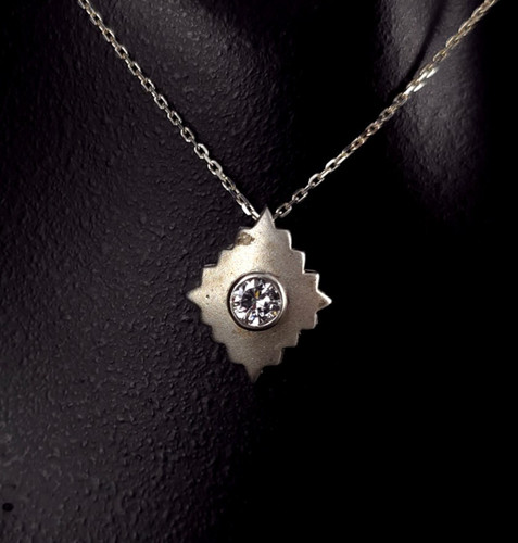 Anhänger silber 925 zirkonia - anhänger,