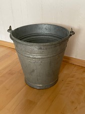 Zinkeimer mit Henkel  10 Liter Pflanzgefäß Garten Deko