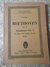 Noten Beethoven Symphonie Nr. 3 Es dur Op.55 Taschenpartitur,Edition Euleuberg