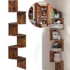 5 Ebenen Eckregal Wandregal