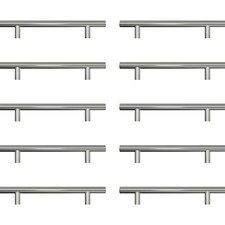 Küchengriffe Edelstahl Silber