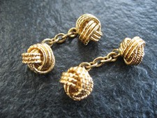 Manschettenknöpfe vergoldet