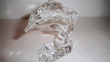 Swarovski Glasfiguren - Delphin auf Welle