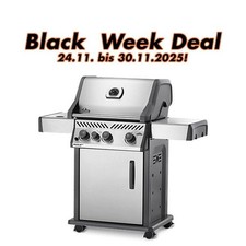 Napoleon Gasgrill Rogue XT425 Edelstahl mit Sizzle Zone
