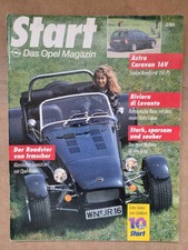 Opel Start Magazin 2/93 Astra F Caravan 16V , Cabrio + Poster, Irmscher Roadster