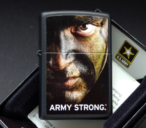Zippo lighter army - zippo,