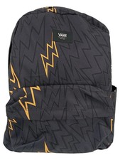 VANS Rucksack Schwarz Gelb Grafik Logo Print 40x30cm Casual Freizeit Polyester