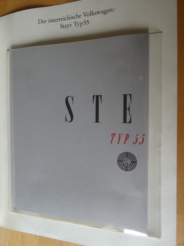 Steyr typ prospekt 1938 - typ,