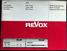 Revox A50 und A76