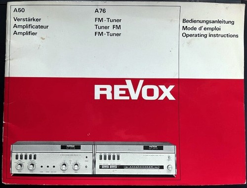 Revox a50 und a76 - revox,
