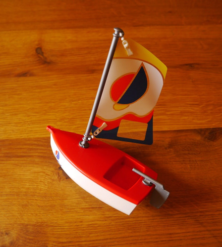 Playmobil segelboot boot rot - playmobil,