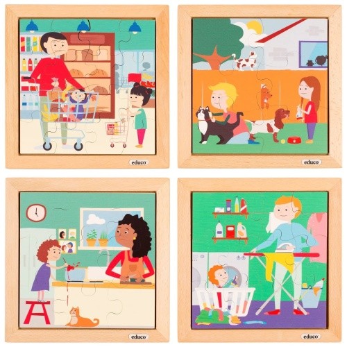 Kleinkind puzzle 4er set - 4er, |