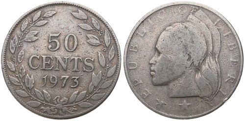 Republic liberia 50 - liberia, cents