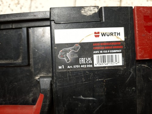Würth aws 125 compact - 18-125,