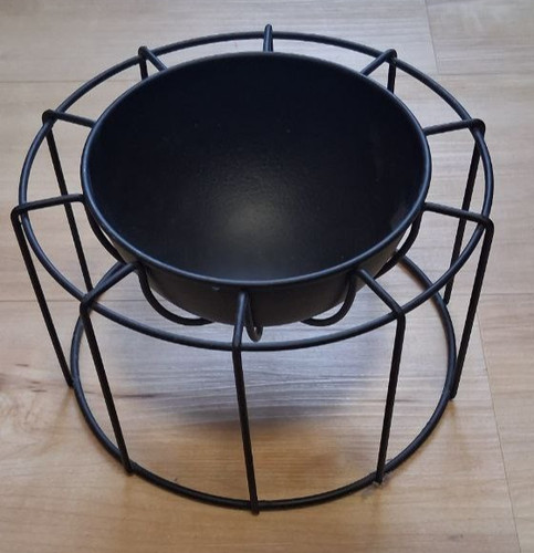Blumentopfhalter schwarz ø - blumentopfhalter,