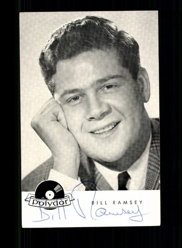 Bill ramsey autogrammkarte - bill,