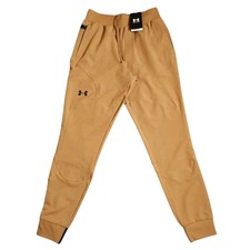 Under Armour Jogginghose Herren S hellbraun UA Unstoppable Fitted Storm Water Repellant