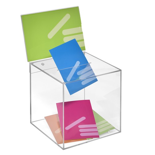 Losbox aus acrylglas - losbox,