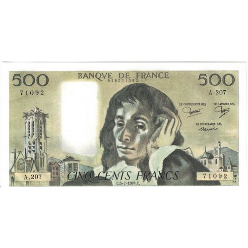 Frankreich 500 francs - 500,