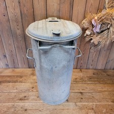 alte Zinktonne Aschetonne Zinkmülltonne Mülltonne verzinkt SULO klein groß