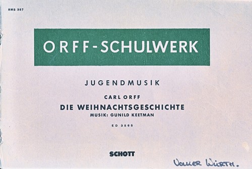 Noten carl orff gunild - noten:, /