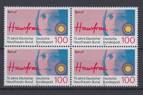 Bund 1460 4er - block, deutscher