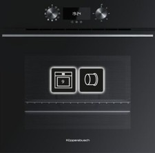 Küppersbusch Einbau-Backofen schwarz Teleskopauszug Pizzafunktion A+ B6200.0S1