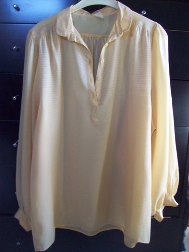 Weite bluse mit ballon ärmeln - mit, ballon-Ärmeln
