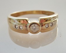 Solitär Ring Gold 585 mit