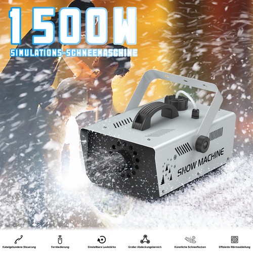 1500w led snow schaum maschine - led,