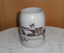 Bierkrug Schloß Dedenbach - Töring Bier, 0,5 l Tonkrug, Sammlerkrug