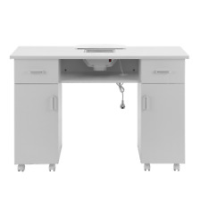 Manikürtisch Nageltisch Nagelrekonstruktion Studiotisch mit Lenkrollen 120x45 cm
